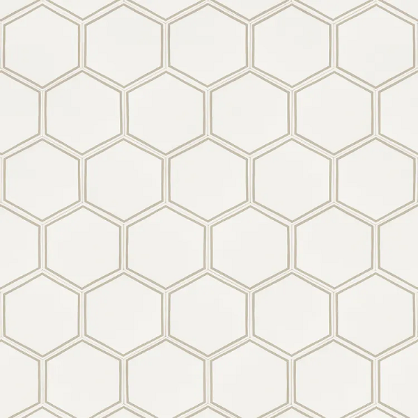 Gold Hexx Charm Resilient Luxury Sheet Vinyl - Pattern