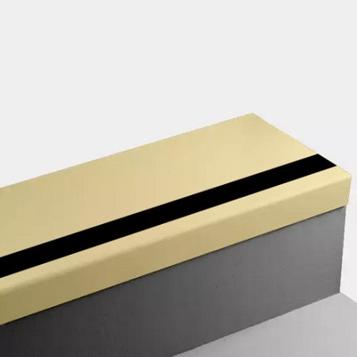 Johnsonite Canary Hammered Rubber Stair Tread