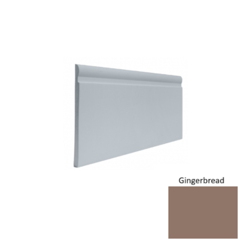 Contours #85 Fashion Gingerbread Rubber Profiled Wall Base - Satin