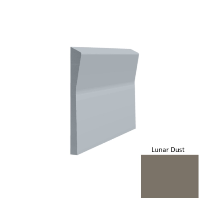 Contours #70 Valiant Lunar Dust Rubber Profiled Wall Base - Satin - 4 1/2" X 8 Ft