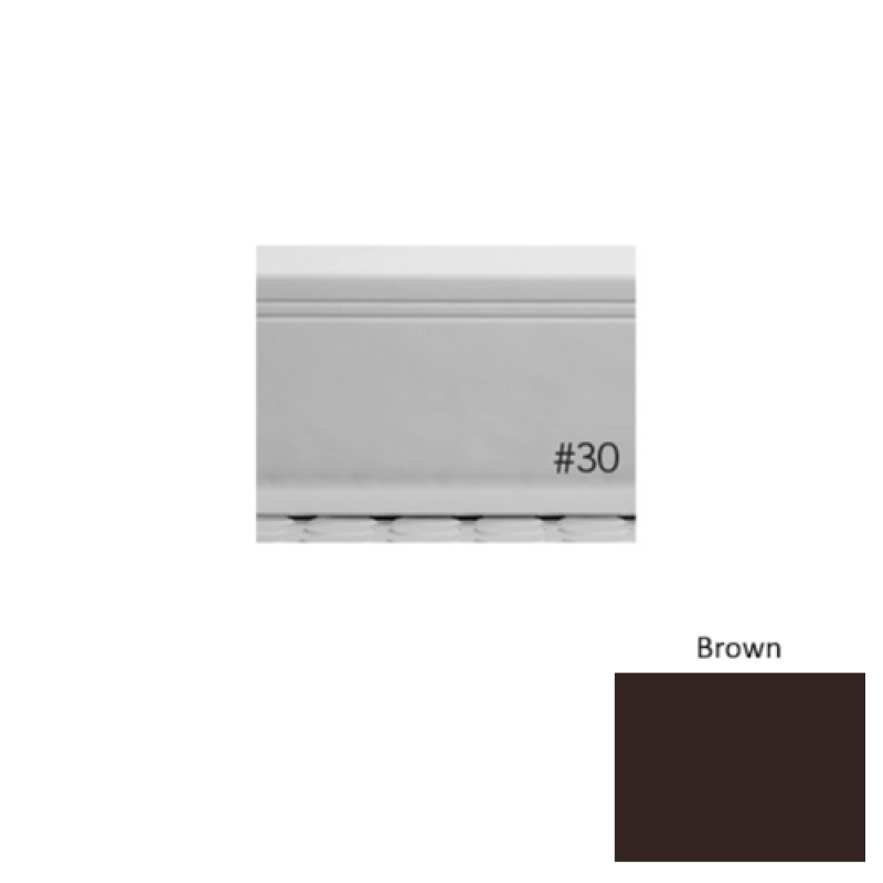 Pinnacle Plus #30 Sketch Brown Rubber Coil Wall Base