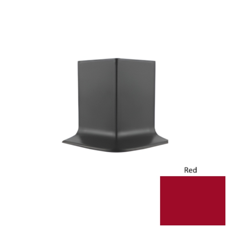 Pinnacle Red Rubber Long Toe Outside Corner 4"
