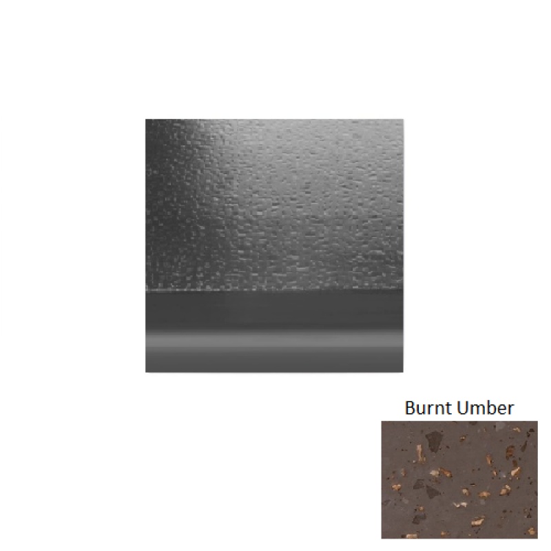 Renew 99 Burnt Umber With 2 Inch Nose Rubber (Sq) Stair Tread - Hammered