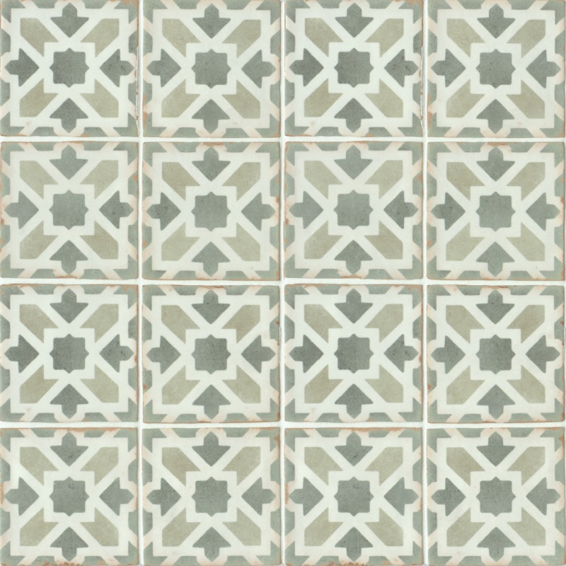 Casablanca Malik Ceramic Tile - Matte - 5" X 5"