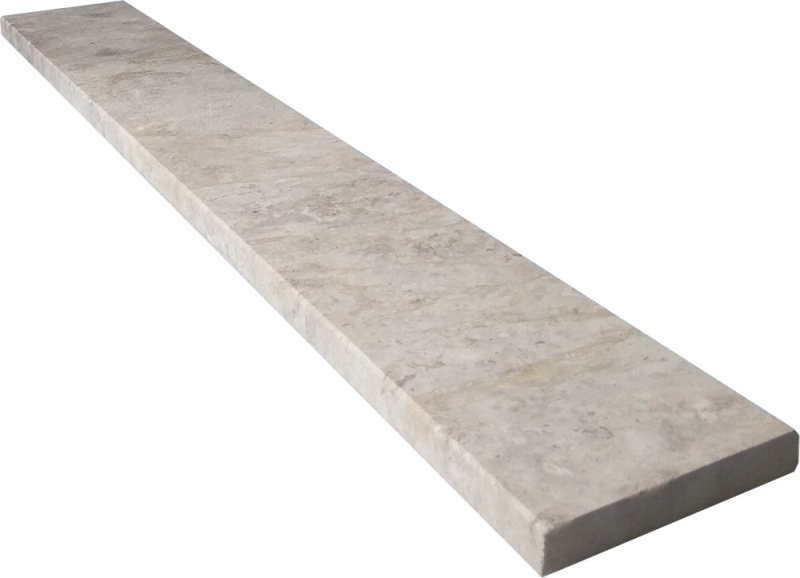 Silver Sky Marble Threshold - 6" X 36" - Polished