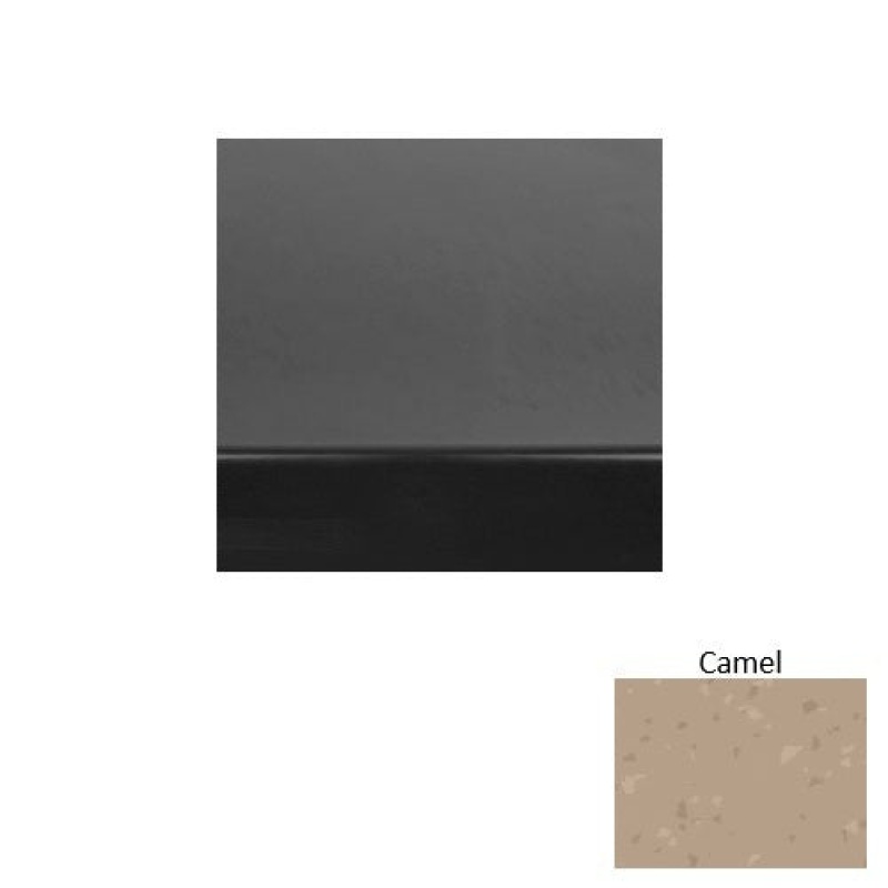 Symmetry 61 Camel Heavy Duty Rubber (Rd) Stair Tread With Dupont Kevlar - Smooth