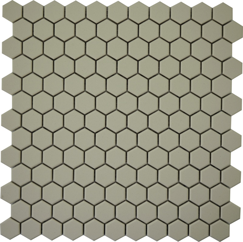 Pastelli Osso Porcelain Mosaic 1" x 1" Hexagon Matte