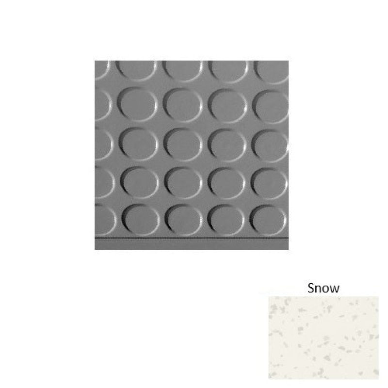 Roppe Snow Vantage Textured Rubber Stair Tread