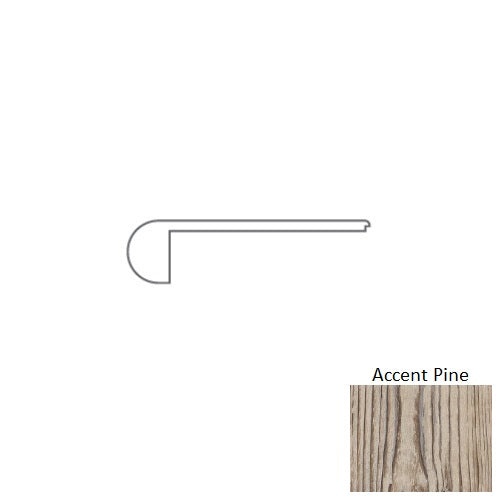 Accent Pine Luxury Vinyl Flush Stair Nose