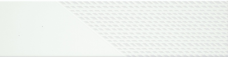 Express White Burst Ceramic Tile - Glossy - 3" X 12"