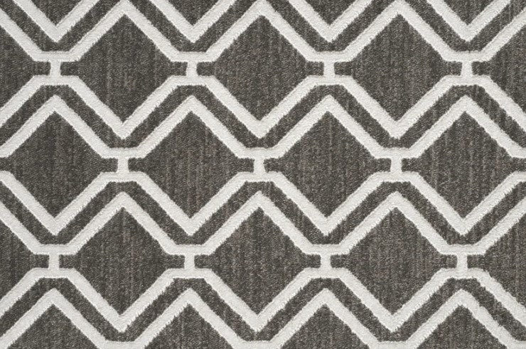 Bristol York Steel Polypropylene & Polysilk Carpet - Pattern