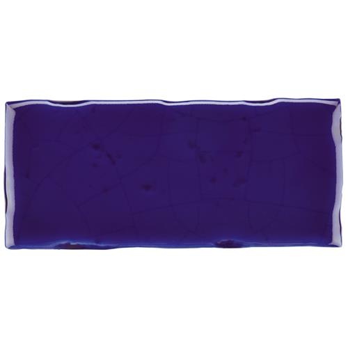 Novecento Cobalto Subway Ceramic Tile - Glossy - 2 1/2" X 5 1/8"