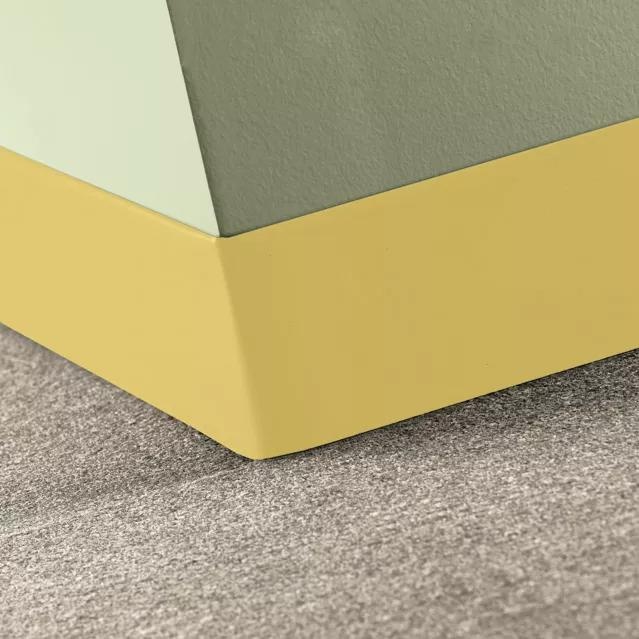 Johnsonite Canary Rubber Moulding Inside Corner