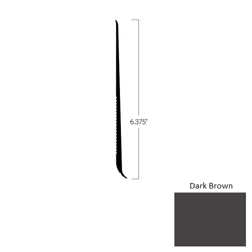 Johnsonite Dark Brown Rubber Tightlock Resilient Rubber Base