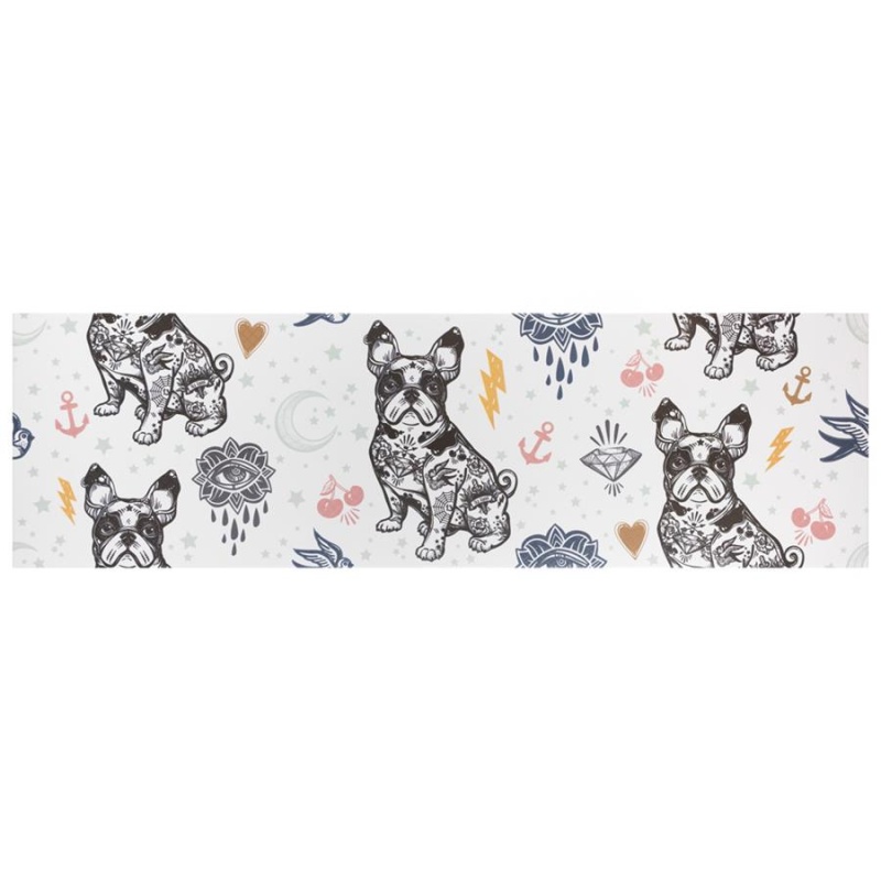 RockStar Frenchie Ceramic Tile - Matte - 11 3/4" x 39 1/8"