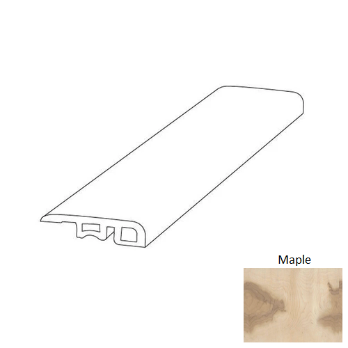 Luxwood Maple Luxury Vinyl End Cap Reducer Trim