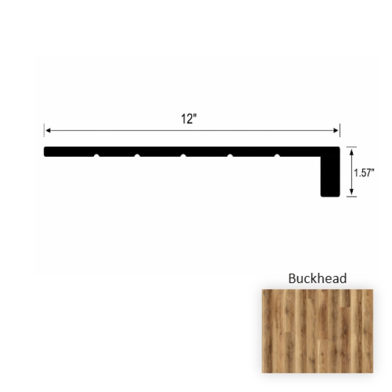 VersaCore PureEdge Buckhead Square Stair Tread