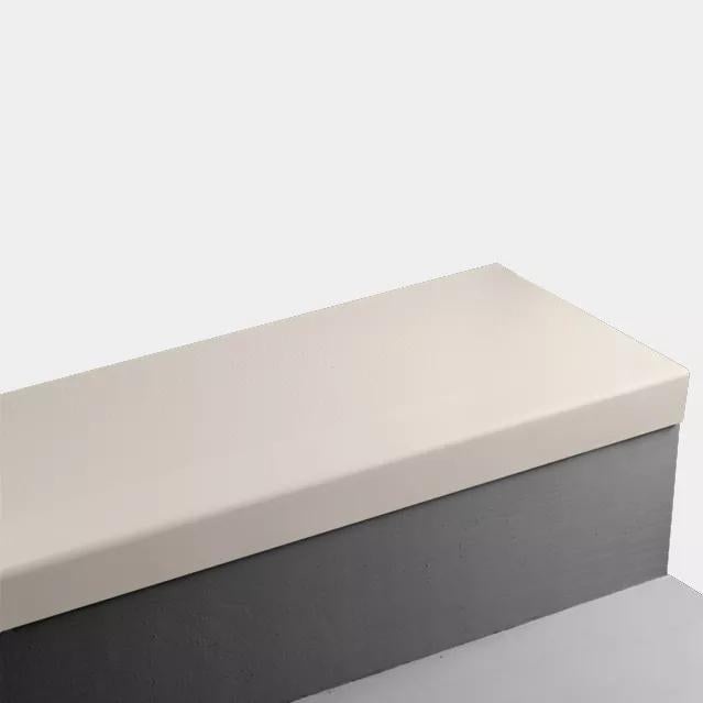 Johnsonite Antique White Hammered Rubber Stair Tread
