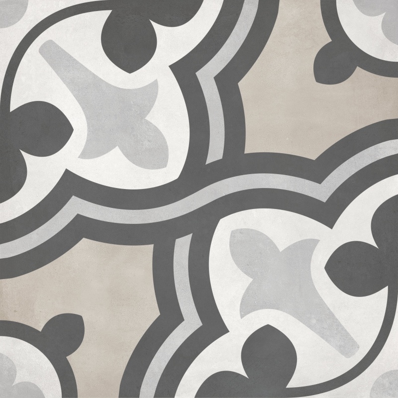 Form Sand Baroque Porcelain Tile - Matte - 8" X 8"