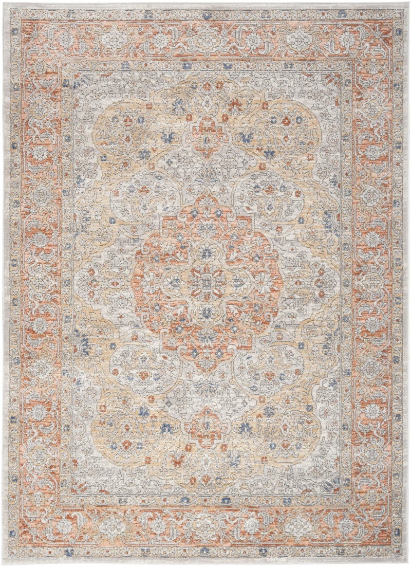 Series 4 Sr404 Ivory / Multi Vintage Area Rug