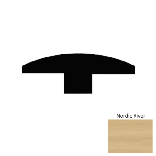 North Forest Nordic River Laminate Wood Moulding / Trim - 94" T Molding - Embossed