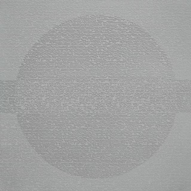 Johnsonite Pewter Round A Bout Circulinity Rubber Tile - Textured - 24" X 24"