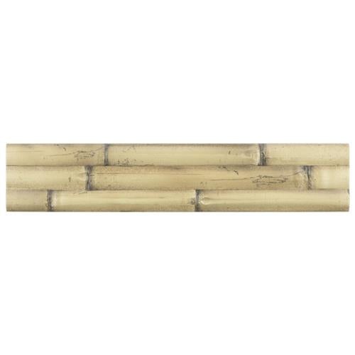 Bamboo Albufera Beige Ceramic Tile - Honed - 4" X 19 3/4"