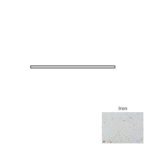 Grunge Iron Ceramic Wall Trim