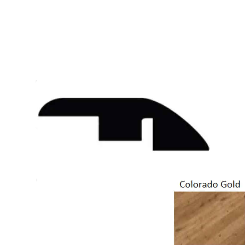 Malta Islands Colorado Gold Laminate Wood Moulding / Trim - 94" Reducer - Matte