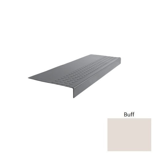 Flextones Buff Type 500 Distinct Designs Rubber - 12" X 72" Stair Tread - Rbt Radial High Profile Design