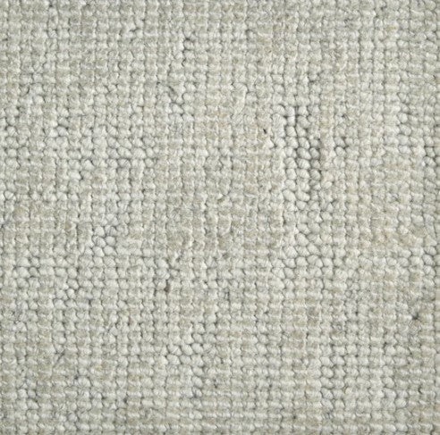 Antrim Virtue Winter White Wool Blend Carpet - Loop
