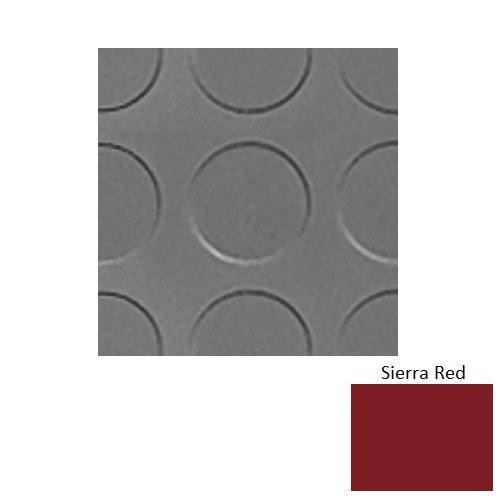 Flextones Sierra Red Textured Rubber Tile 18" x 18"