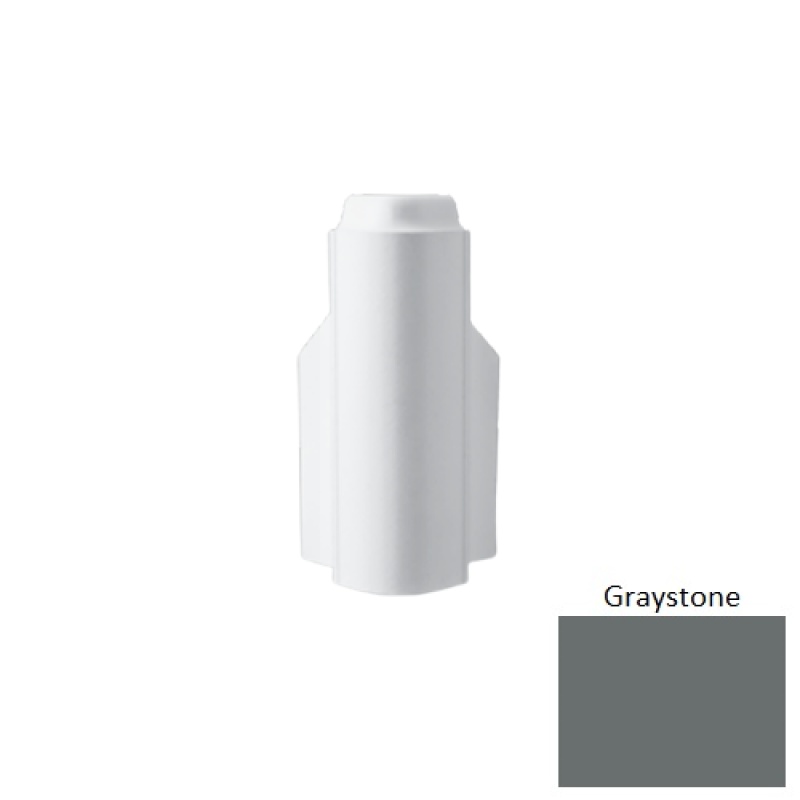 Rcb Graystone Rubber Moulding / Trim 8" Outside Corner Blocks