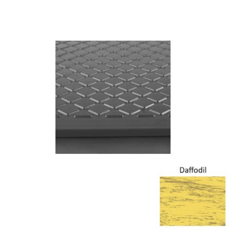 Marbleized 31 Daffodil Diamond Rubber (Rd) Stair Tread - Textured