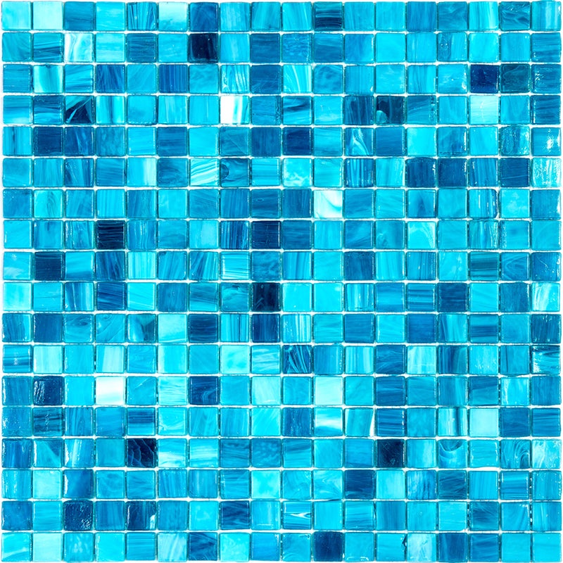 Alma Line Nibble Mn464 Glass Mosaic - 0.6" X 0.6" - Glossy