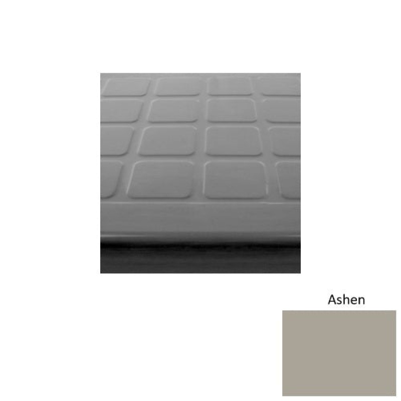 Roppe Solid Ashen Rubber Stair Tread with DuPont Kevlar