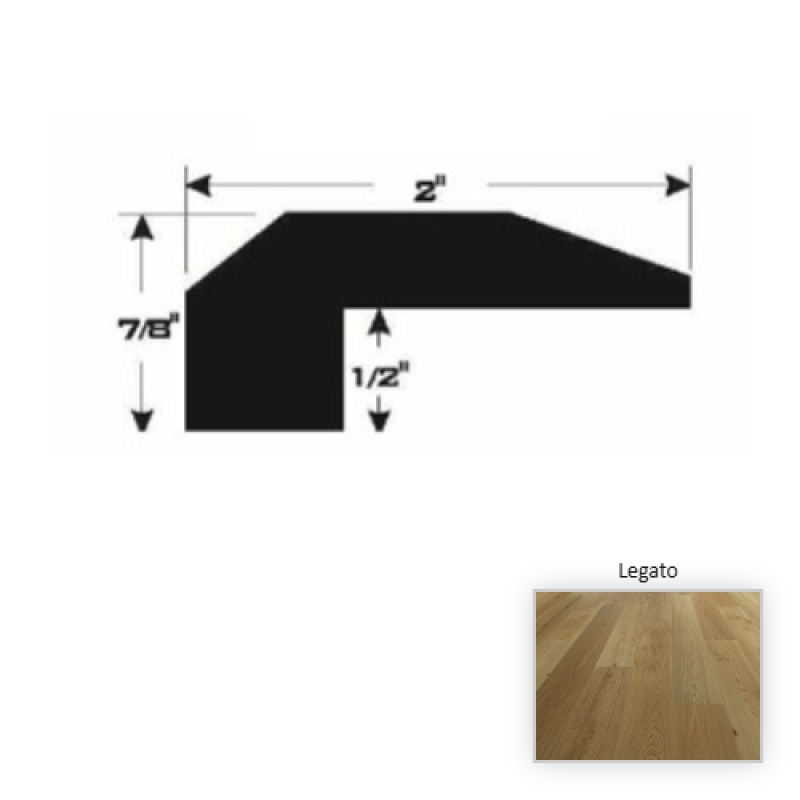 Symphony French White Oak Legato 90" Threshold
