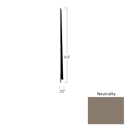 Johnsonite Neutrality Rubber Tightlock Carpet Rubber Base