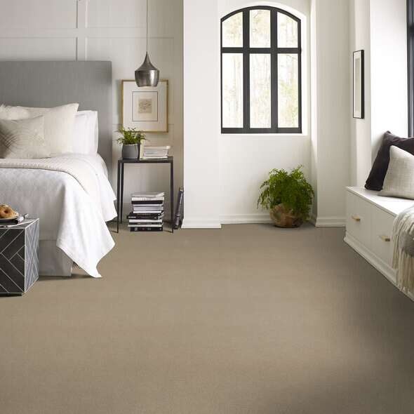 Magic At Last Iii 12' Balanced Beige Nylon Carpet - Textured