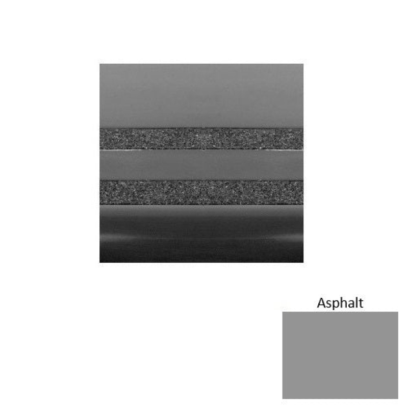 Solid 41 Asphalt Heavy Duty Rubber (Rd) With Galley Red Abrasive Strip Stair Tread With Dupont Kevlar - Smooth