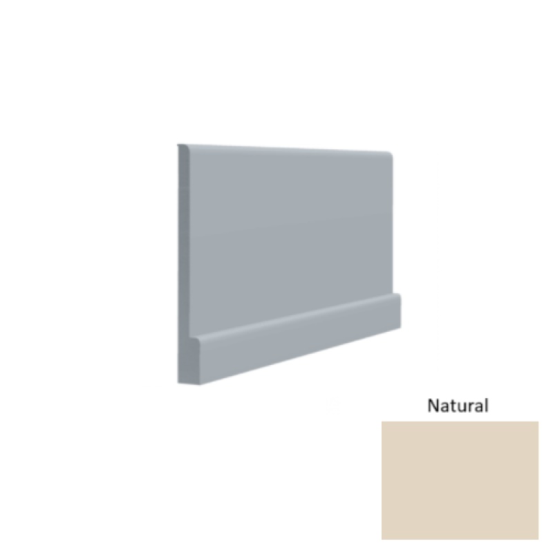 Contours #05 Simplicity Bold Natural Rubber Profiled Wall Base