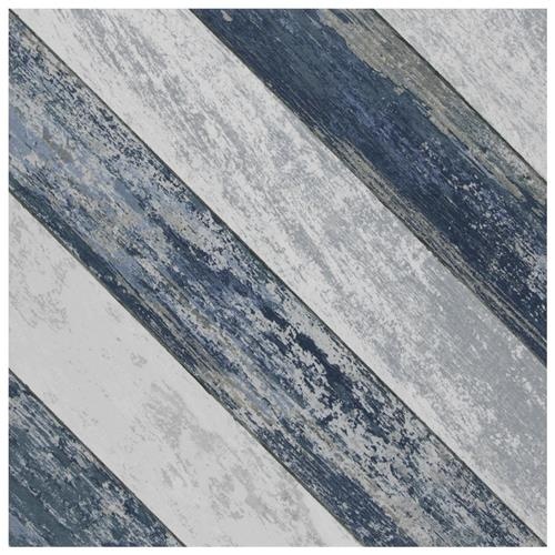 Cassis Sete Blue Porcelain Tile - Mixed - 9 3/4" x 9 3/4"