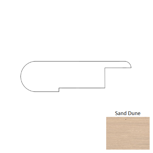 Serenity Sand Dune Cork Overlap Stair Nose 78"