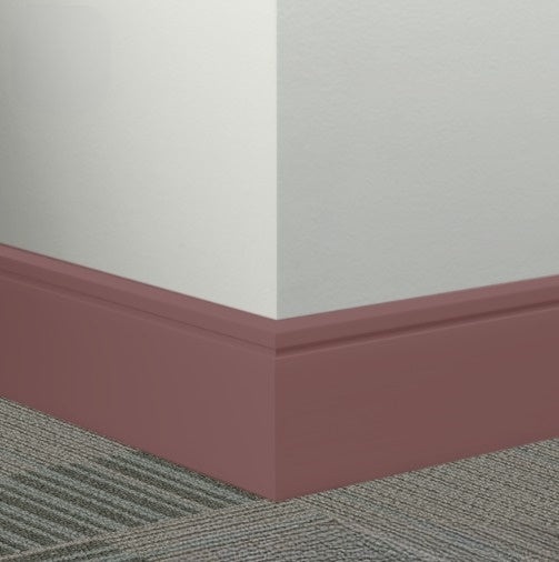Johnsonite Misted Plum Rubber Millwork Contoured Wall Base