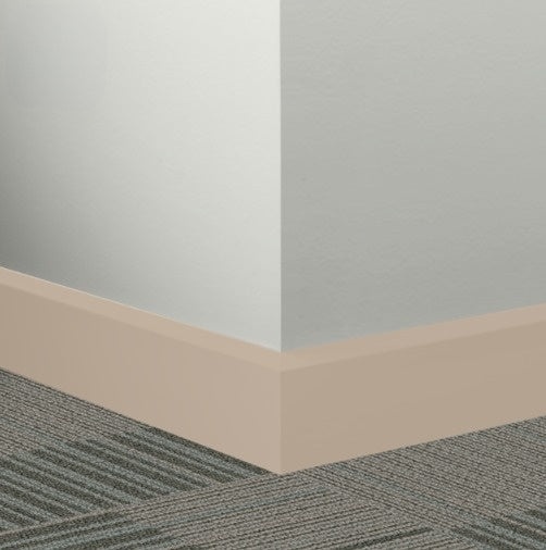 Johnsonite Beige Rubber Millwork Contoured Wall Base