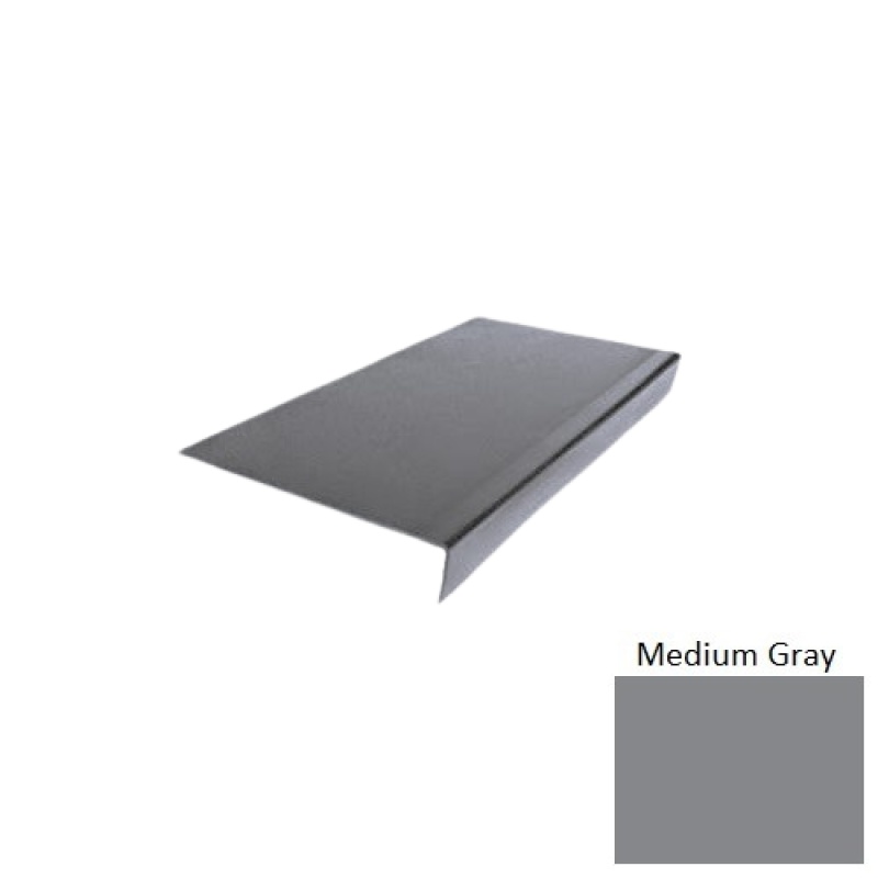 Flextones Medium Gray Hammered Stair Tread