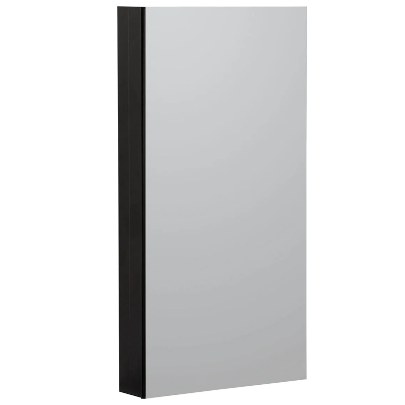 Black Aluminum Medicine Cabinet - 15" x 36"