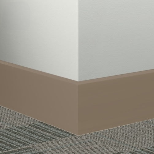 Johnsonite Seaweed Rubber Millwork Contoured Wall Base - 3" X 96" X 3/8" Mandalay 3" - Millwork Contoured Wall Base
