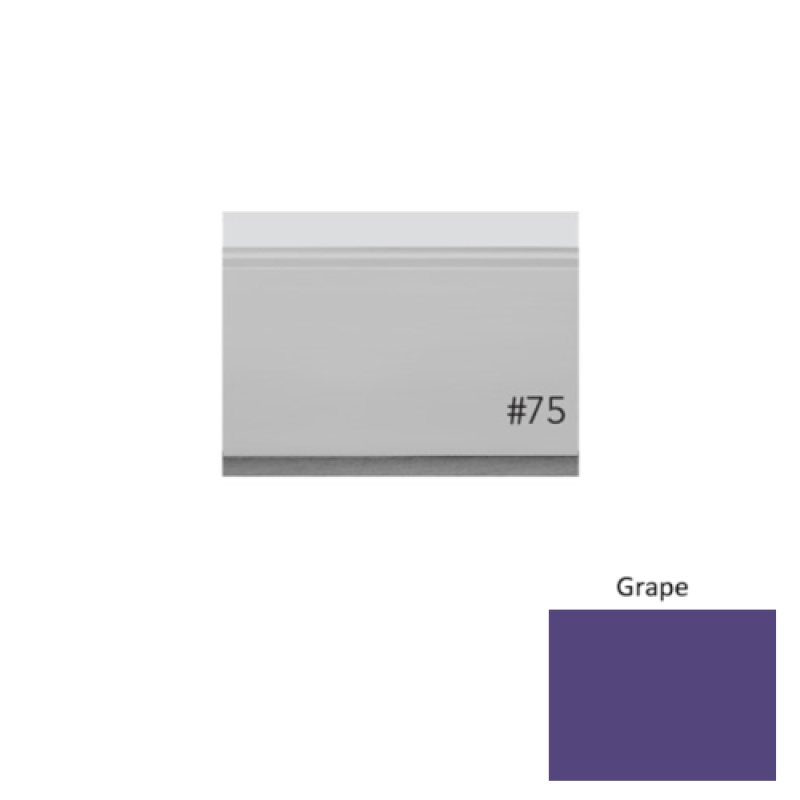 Pinnacle Plus #75 Level Grape Rubber Wall Base - 3" X 8 Ft