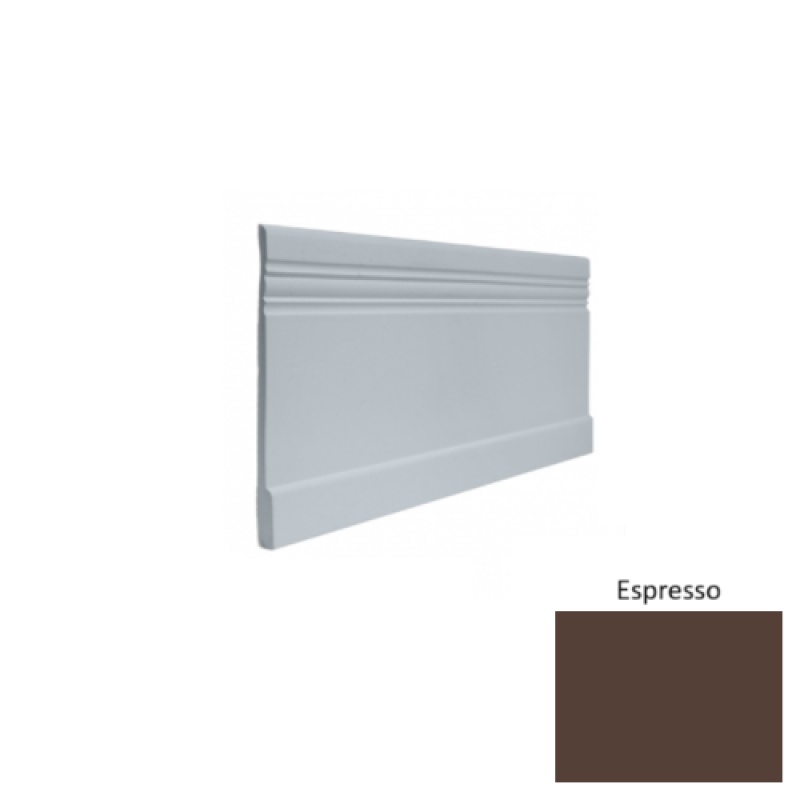 Contours #10 Serenity Espresso Rubber Profiled Wall Base